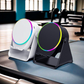 4-in-1 360° Wireless Rotating Speaker Stand | Bluetooth Phone Dock with Speaker, Charging & Adjustable Viewing Angle