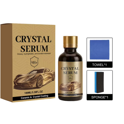 💎 Ceramic Car Coating Kit - Crystal Serum | Hardness Glass-Like Shine & Hydrophobic Protection for Years