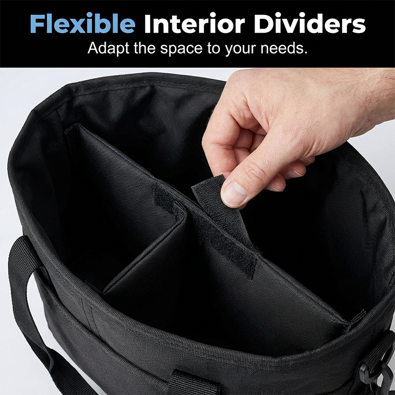 4-Cup Drink Carrier Tote with Shoulder Strap