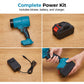 💨 High-Velocity Cordless Blower | Brushless Motor Air Duster for Car Detailing, Workshop & Home Cleaning