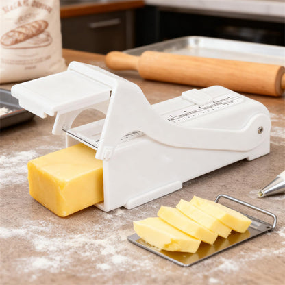 🧈 One-Click Butter Slicer with Measurement Scale | Even 5g Slices in Seconds | No Mess, No Knife