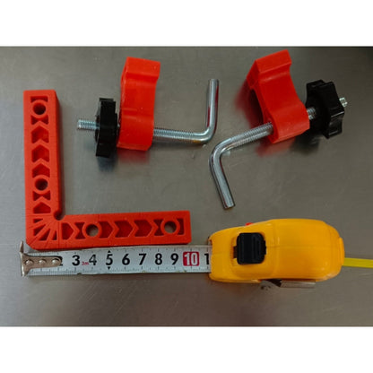 📐 90-Degree Positioning Square Clamping Set | Precision Right-Angle Clamps for Perfect Woodworking