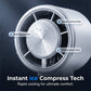 ❄️ Foldable Handheld Fan with TEC Cooling Plate | Instant Icy Wind & Personal Air Conditioner