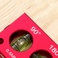 📏 Heavy-Duty Pocket Level with Sliding Ruler | Precision Mini Spirit Level & Built-In Scale for Perfect Alignment
