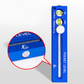 📏 Heavy-Duty Pocket Level with Sliding Ruler | Precision Mini Spirit Level & Built-In Scale for Perfect Alignment