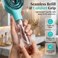 💧 Anti-Static Hair Brush with Built-in Sprayer | Mist & Detangle for Frizz-Free Smooth Hair