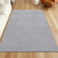 ☁️ Plush Arch Pattern Rug | Soft Textured Floor Carpet with Elegant Curve Design for Cozy Home Decor