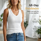 ✨ V-Neck Ribbed Tank for Women | Flattering Knit Top with a Relaxed Fit | Summer Staple & Wardrobe Essential