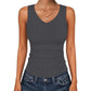 ✨ V-Neck Ribbed Tank for Women | Flattering Knit Top with a Relaxed Fit | Summer Staple & Wardrobe Essential