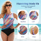 ✨ Fashion Printed One-Piece Swimsuit | Soft Stretch Fabric & Ruching Detail for an Instant Slimming Look