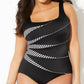 ✨ Fashion Printed One-Piece Swimsuit | Soft Stretch Fabric & Ruching Detail for an Instant Slimming Look