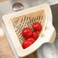 ✨ Corner Sink Strainer with Magnetic Base | Sticks to Sink Wall When Not in Use | Catch Debris, Prevent Clogs