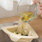 ✨ Corner Sink Strainer with Magnetic Base | Sticks to Sink Wall When Not in Use | Catch Debris, Prevent Clogs