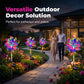 📢📢35% OFF !! ⏰Solar Powered Rainbow Pinwheel Garden Light