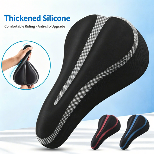 🚴Saddle Soreness Ruining Your Ride? Dual-Layer Gel & Memory Foam Ends the Pain. Shop Now!