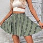 Women's Bohemian Print High-Waist Shorts