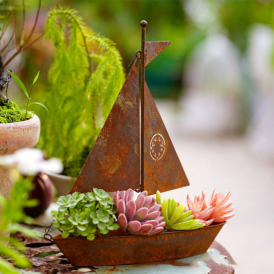 🕰️ Authentic Rusty Finish, Sturdy Iron – Each Planter Tells a Story. Add Warmth to Your Space. Limited Offer! Get Yours Today!