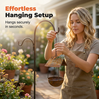 🏡 Bring Songbirds & Country Style to Your Garden. Feed or Birdbath, 16" Tall. Shop Now!