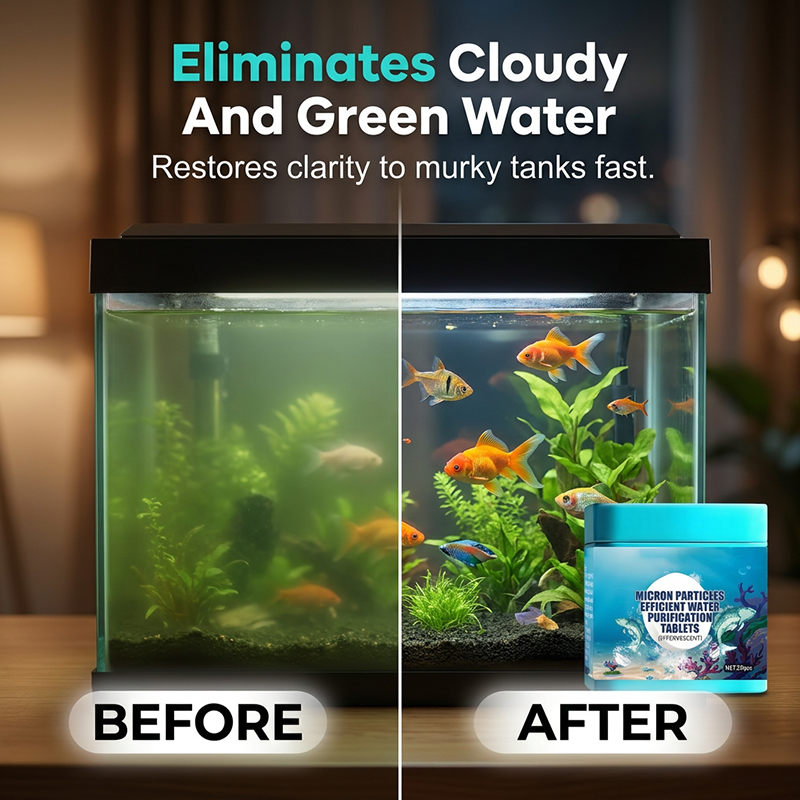High-Efficiency Aquarium Water Purification Tablets