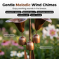 Calla Lily Garden Stake with Bell Chimes