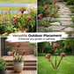 Calla Lily Garden Stake with Bell Chimes