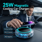 🚗 25W Magnetic Cooling Car Charger – Qi2.2, Active Fan, Strong Grip. 40% OFF Today Only！