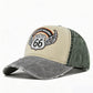 🏍️ Vintage Route 66 Baseball Cap – Distressed Style, Adjustable Fit. 40% OFF Get Yours!