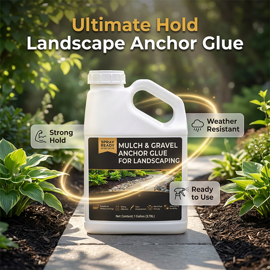🌿 Mulch & Gravel Anchor Glue – Weatherproof, Pet-Safe, Instant Spray. 40% OFF Get Yours Today!