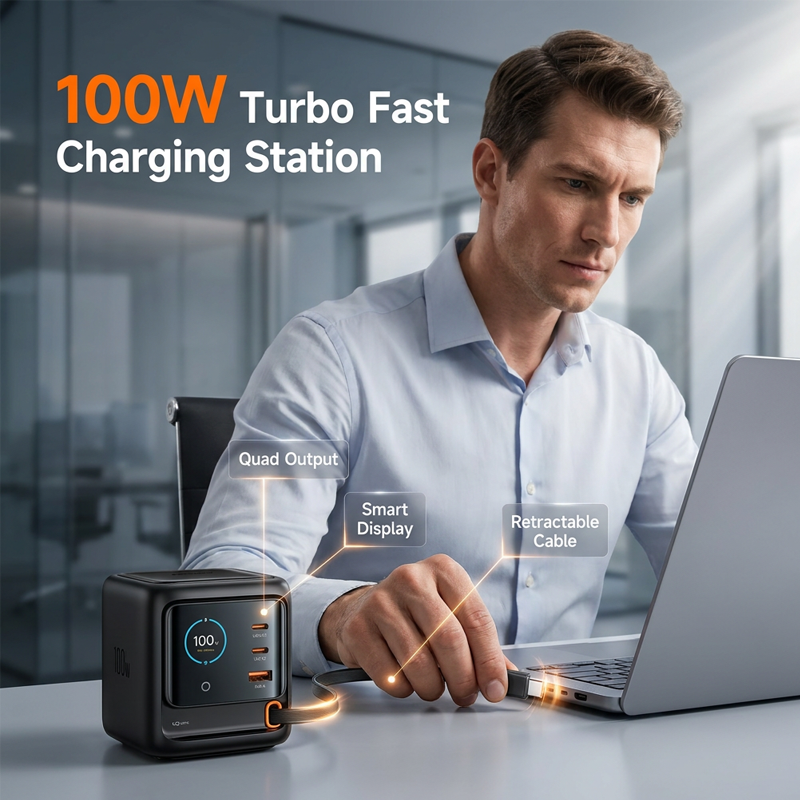 💻 Laptop, Phone, Tablet, Earbuds – One Compact Station Does It All. Get Yours! Limited Offer!
