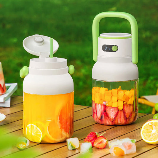 New Upgraded！🍹 2-in-1 Cordless Blender & Drinking Cup – 1L Capacity, Wireless. 43% OFF + Free Shipping!
