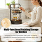 Multi-Functional Rotating Storage for Kitchen