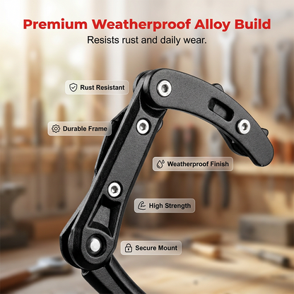 🚲 Adjustable Alloy Kickstand – Push-Button Fit, 24-29” Bikes. 40% OFF GET YOURS NOW!