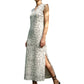 🌴 Breezy Maxi Length + Side Slit – Stay Cool, Look Stunning. White & Green. 47% OFF Get Yours