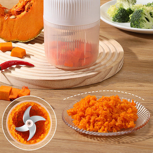 🥩 Garlic, Meat, Baby Food, Smoothies – One Compact 300ml Chopper Does It All. Limited Offer!
