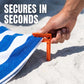 🏖️ 2026 New！Windproof Towel Clips for Beach & Grass – 4-Pack, Strong Grip, Vivid Colors Get Yours!