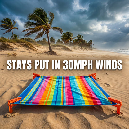 🏖️ 2026 New！Windproof Towel Clips for Beach & Grass – 4-Pack, Strong Grip, Vivid Colors Get Yours!