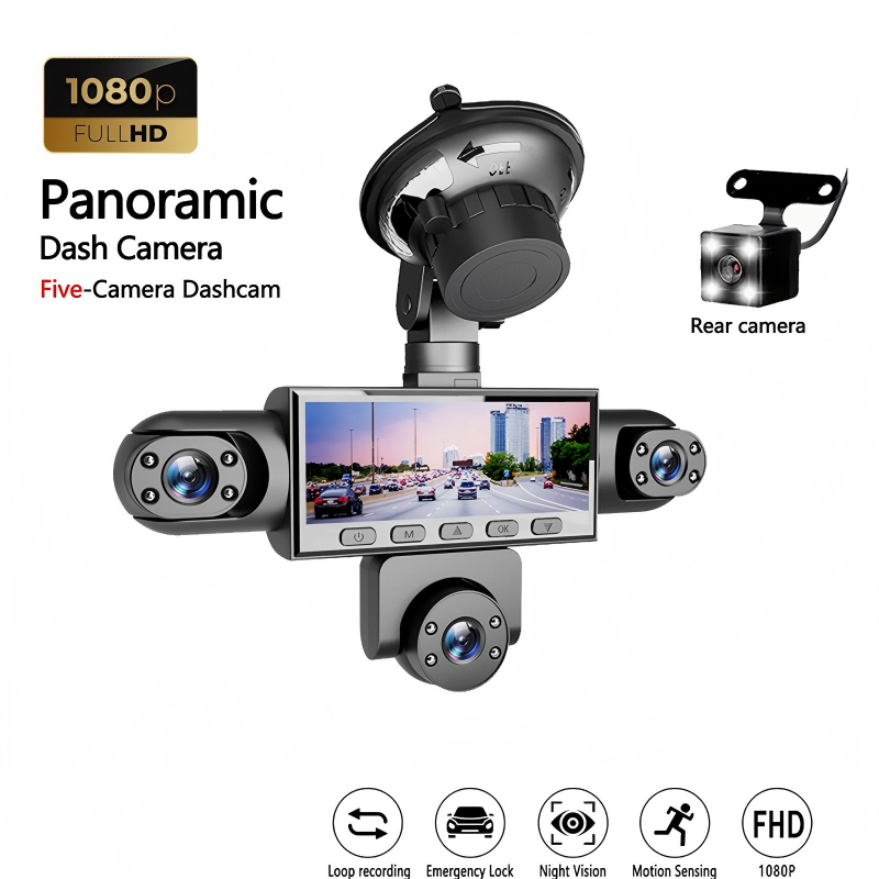 📢📢50% OFF !! ⏰HD 1080P Multi-Lens Dash Cam with Night Vision