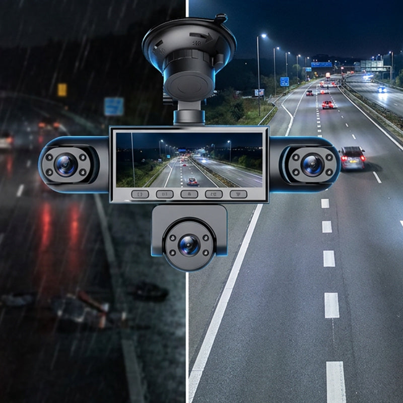 📢📢50% OFF !! ⏰HD 1080P Multi-Lens Dash Cam with Night Vision