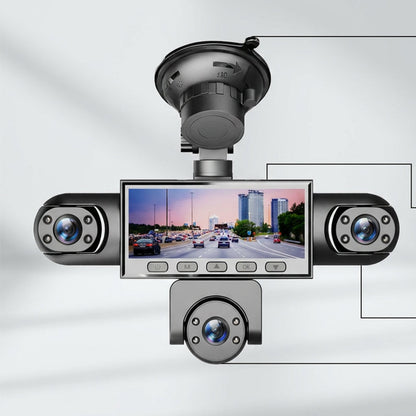 📢📢50% OFF !! ⏰HD 1080P Multi-Lens Dash Cam with Night Vision