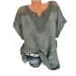 🌸 Elegant Lace Embroidered V-Neck Top – Relaxed Fit, Floral Detail. 49% OFF Limited Offer!