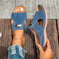 Women's Stylish Peep-Toe Wedge Sandals