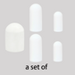 Protective Silicone Sleeves for Travel Toiletry Bottles