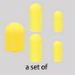 Protective Silicone Sleeves for Travel Toiletry Bottles