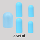 Protective Silicone Sleeves for Travel Toiletry Bottles