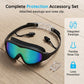 Anti-Fog Swimming Goggles with Earplugs & Nose Clip