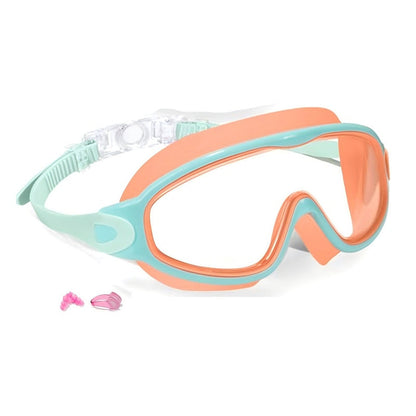 Anti-Fog Swimming Goggles with Earplugs & Nose Clip