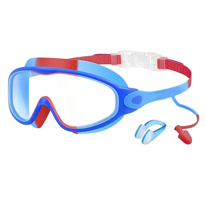 Anti-Fog Swimming Goggles with Earplugs & Nose Clip