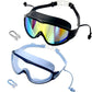 Anti-Fog Swimming Goggles with Earplugs & Nose Clip