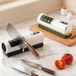 🔪 USB Rechargeable Electric Knife Sharpener Rapid 3-Second Sharpening Dual-Stage Coarse Fine Grinding ⚡ Safe Press-Down Design Stable Suction Base 50% OFF Today