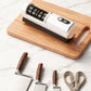 🔪 USB Rechargeable Electric Knife Sharpener Rapid 3-Second Sharpening Dual-Stage Coarse Fine Grinding ⚡ Safe Press-Down Design Stable Suction Base 50% OFF Today